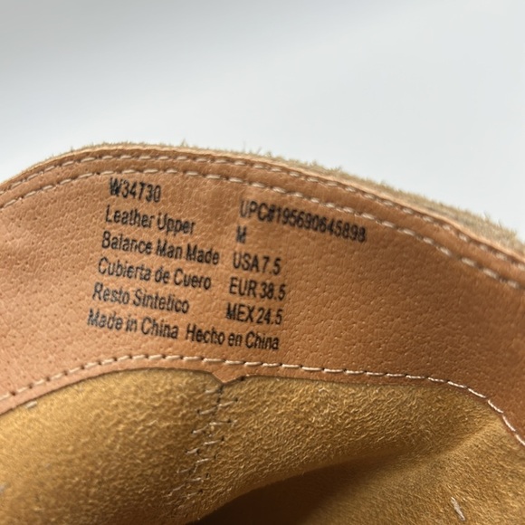 White Mountain Taupe Suede Ankle Boots | Size 7.5 NIB | Side Zip Block Heel - Picture 10 of 13